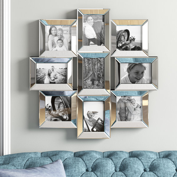 Mirrored picture clearance frames